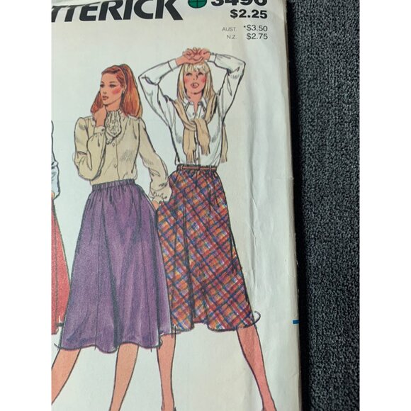 Butterick Misses Skirt Sewing Pattern sz 14 3496 - uncut - Picture 3 of 12